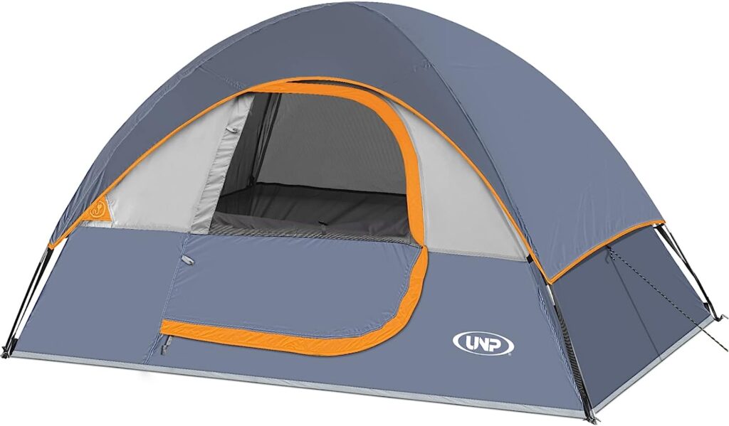 Camping Tent 2 Person, Waterproof Windproof Tent with Rainfly Easy Set up-Portable Dome Tents for Camping